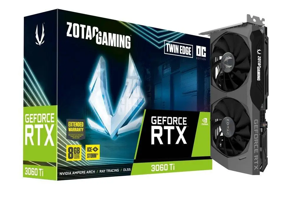 Karta graficzna Zotac GeForce RTX 3060 Ti Twin Edge OC LHR 8GB GDDR6 256bit DLSS