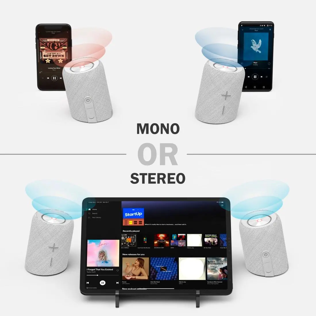 Głośnik Bluetooth Hama Twin 2.0 20W Biały