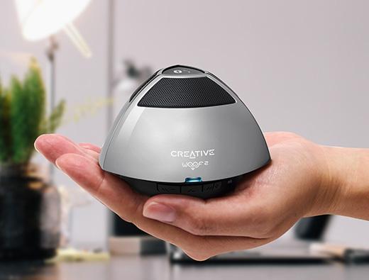 Głośnik Bluetooth Creative Woof 2 (srebrny)