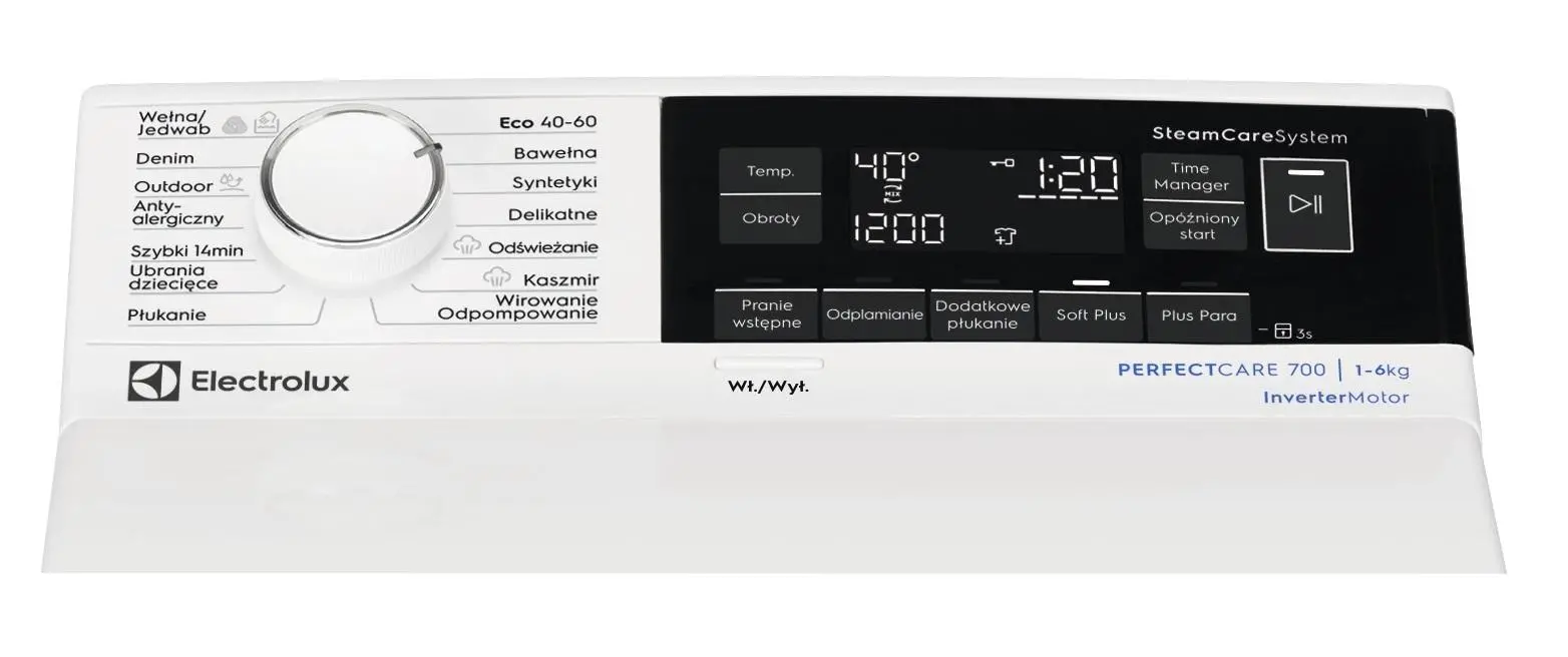Pralka Electrolux 700 SteamCare EW7TN3362SP 6kg 1300obr/min