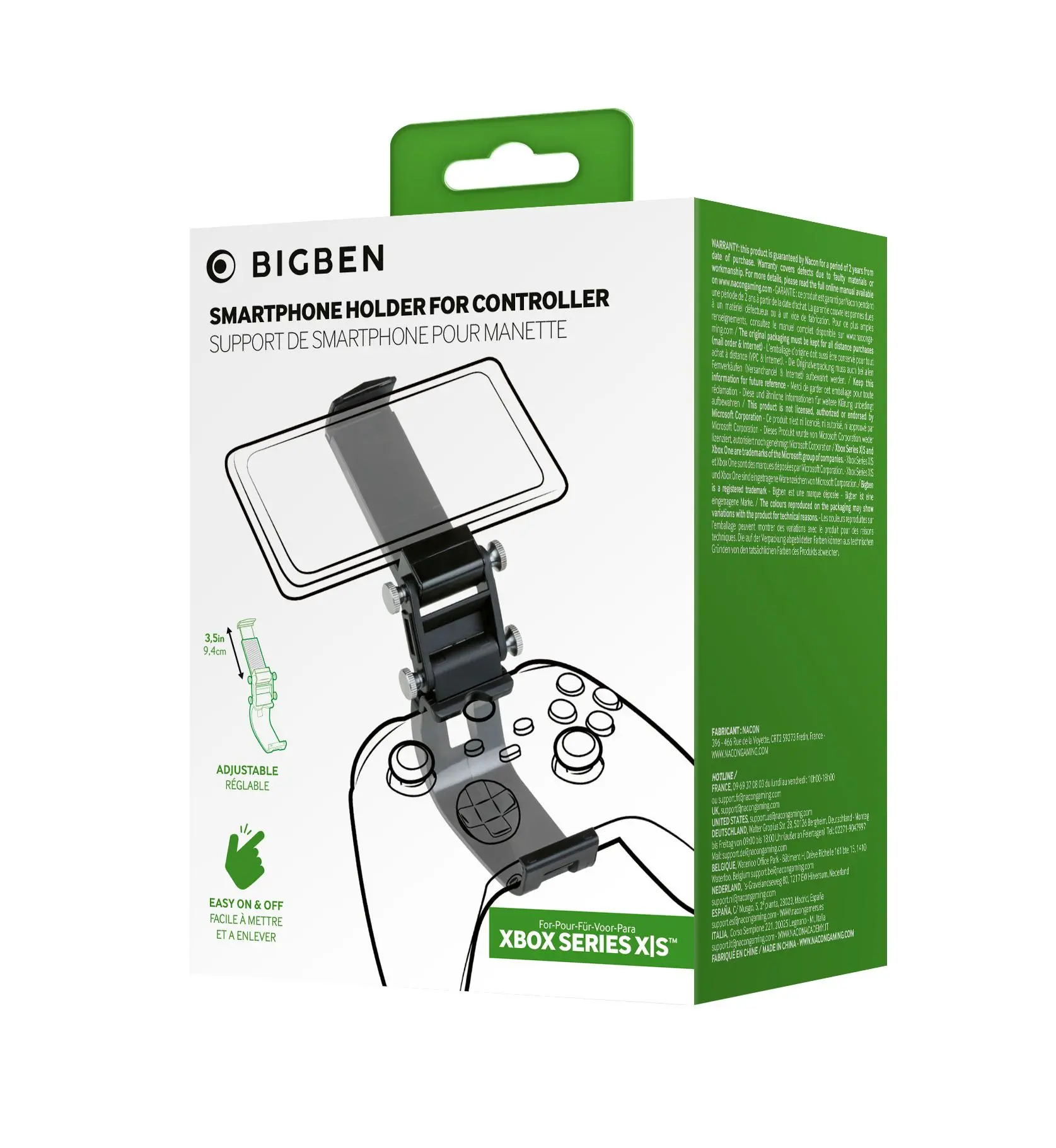 Uchwyt BigBen XBXSMARTHOLDER na smartfon do pada Xbox Series / Xbox One