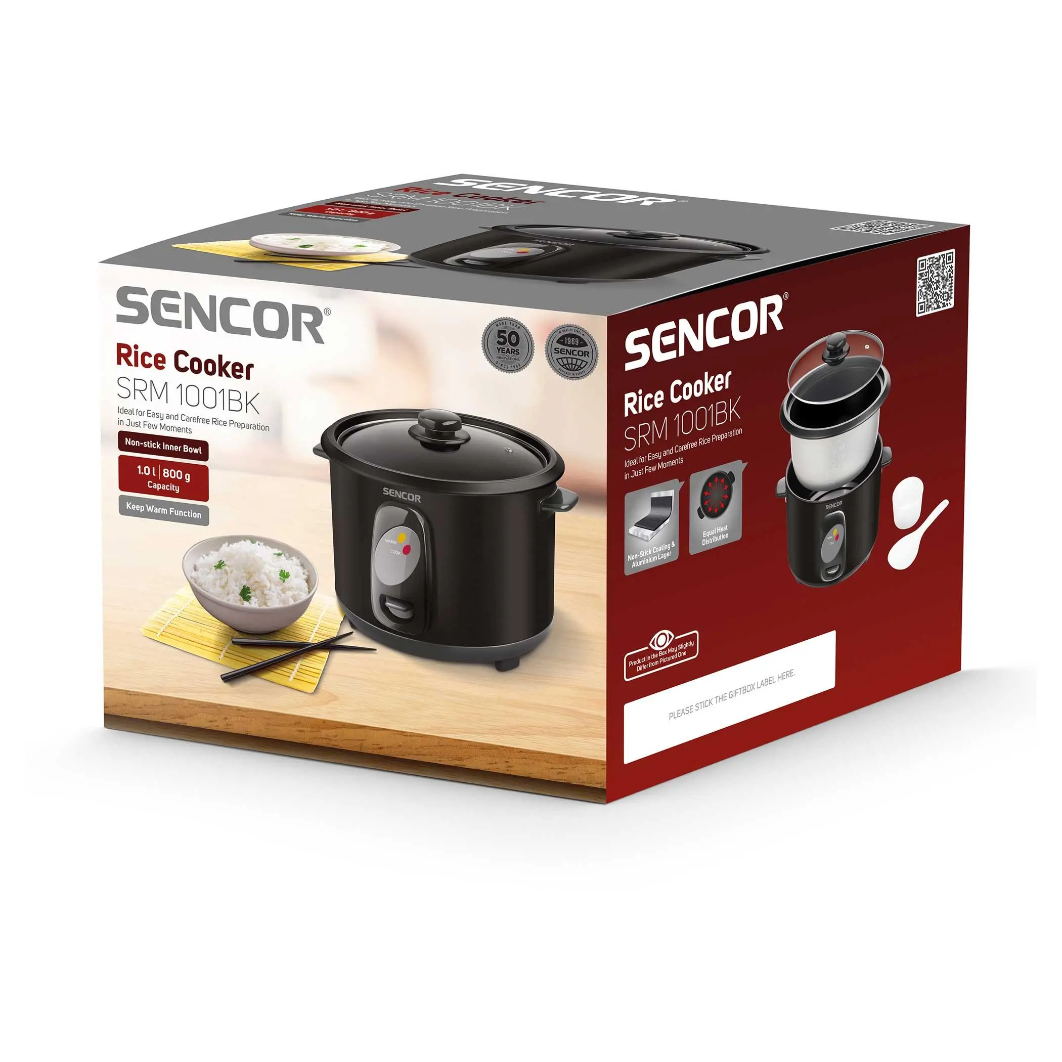 Ryżowar Sencor SRM 1001BK 400W 1l