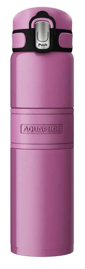 Butelka termiczna Aquaphor 0,48l Różowy