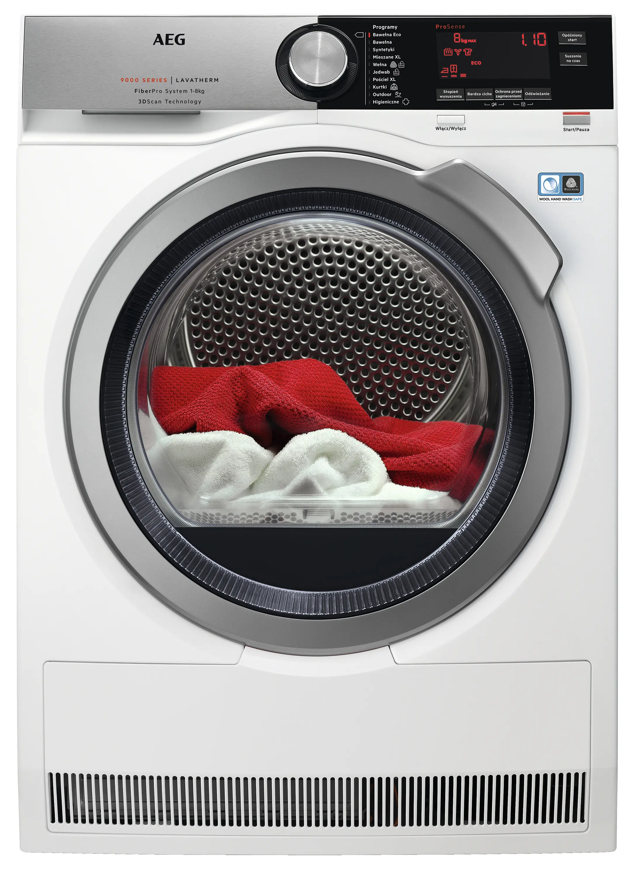 Suszarka AEG 9000 3D FiberPro T9DEC68SP 63,8cm 8kg