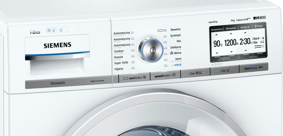 Pralka Siemens WM12Y891PL iQ 800 i-Dos