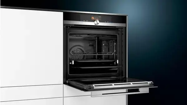 Piekarnik elektryczny Siemens iQ700 HB676G0S1 Termoobieg Srebrno-czarny