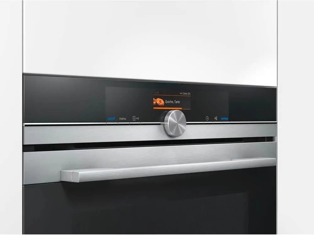 Piekarnik elektryczny Siemens iQ700 HB676G0S1 Termoobieg Srebrno-czarny