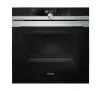 Piekarnik z mikrofalą Siemens iQ700 HM656GNS1 Termoobieg Srebrno-czarny