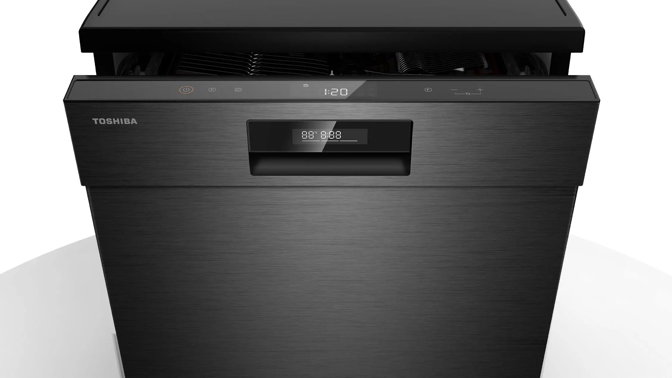 Zmywarka Toshiba DW-15F3EE(BS)-PL 60cm Automatyczne otwieranie drzwi Szuflada na sztućce