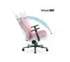 Fotel Diablo Chairs X-Gamer 2.0 Normal Size Gamingowy do 150kg Skóra ECO Tkanina Marshmallow pink