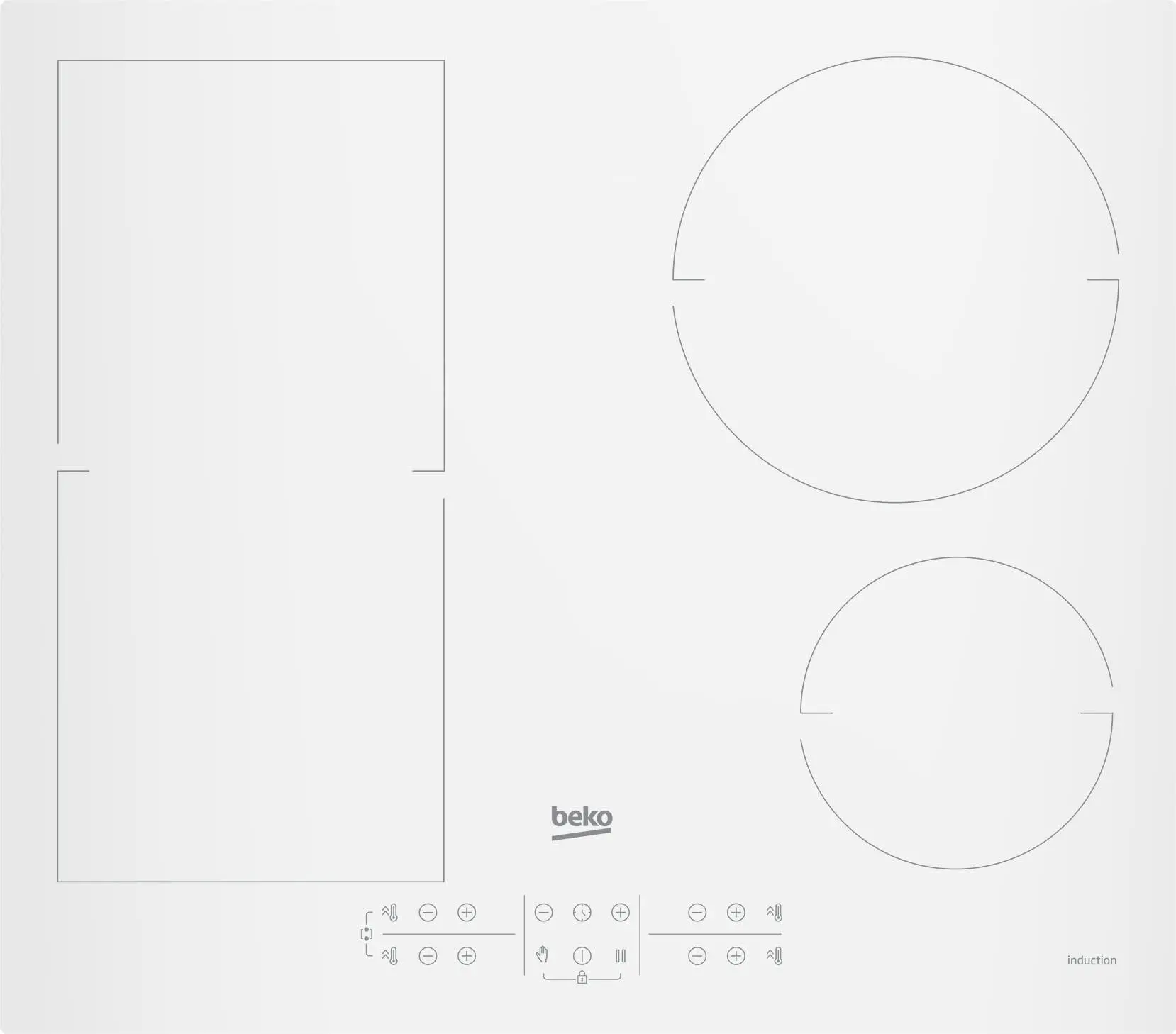 Beko b300 HII64200FMTW IndyFlex 58cm