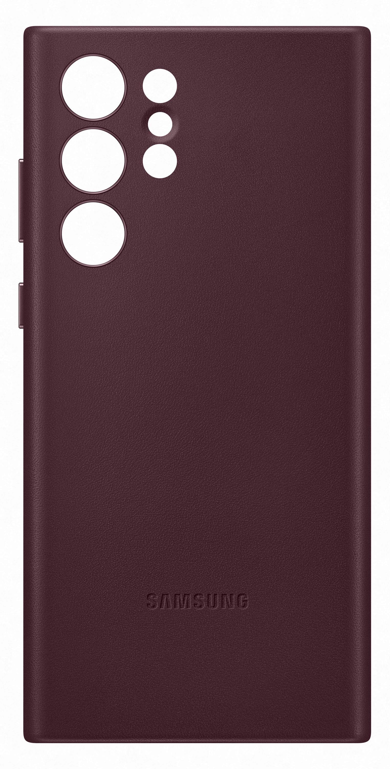 Etui Samsung Leather Cover do Galaxy S22 Ultra Czerwony