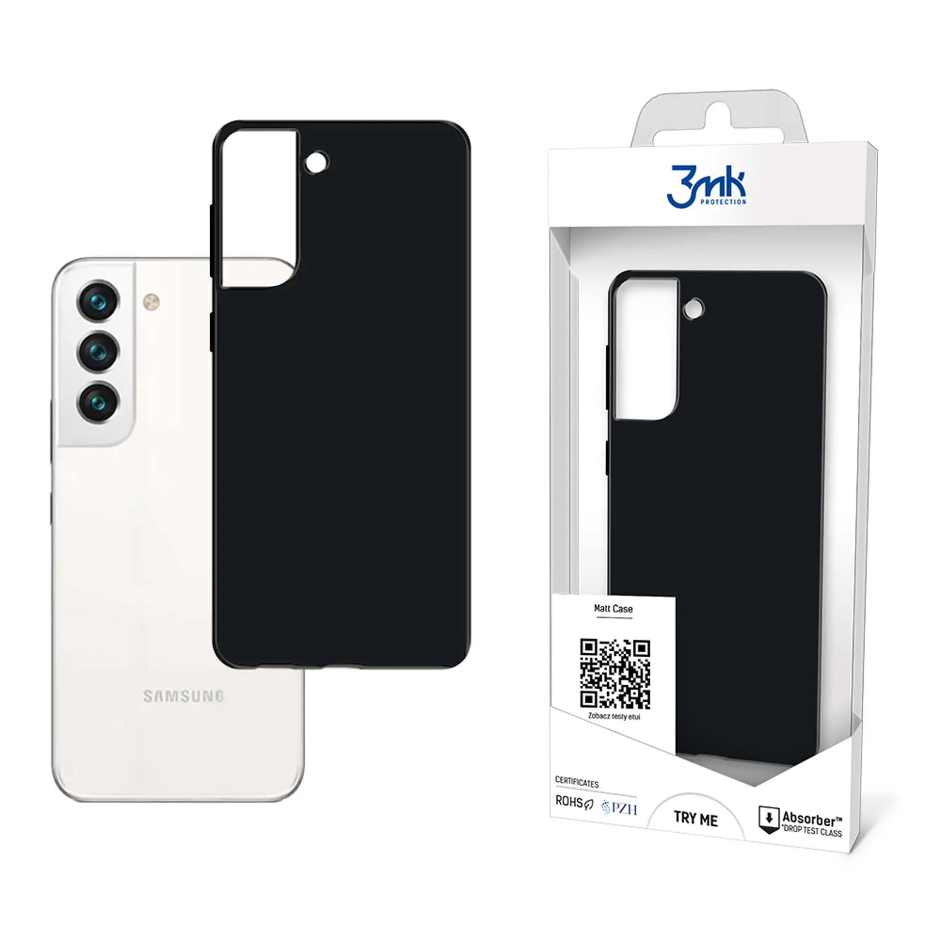 Etui 3mk Matt Case do Samsung Galaxy S22 Czarny