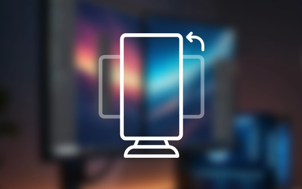 Установите экран вертикально