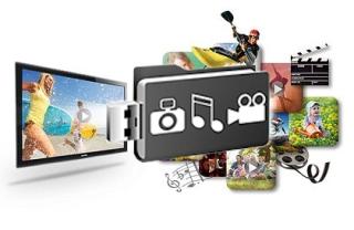 Ciesz się filmami, zdjęciami i muzyką odtwarzaną za pośrednictwem USB