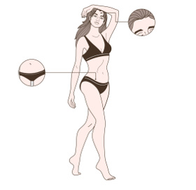 Уложите волосы с помощью триммера.