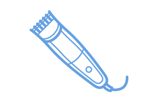 Використовуйте тример для бакенбардів та вусів