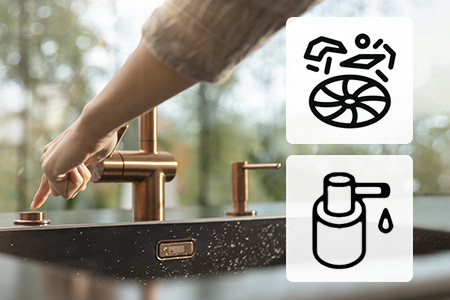 Franke Antea AZG 661-E Granitowy Beżowy, Zlewozmywak narożny